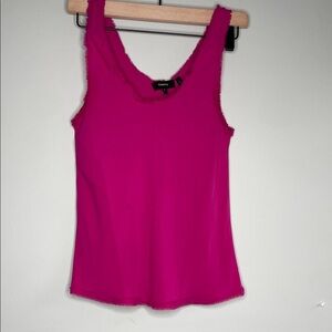 Theory Fuchsia Tank Top 100% Silk